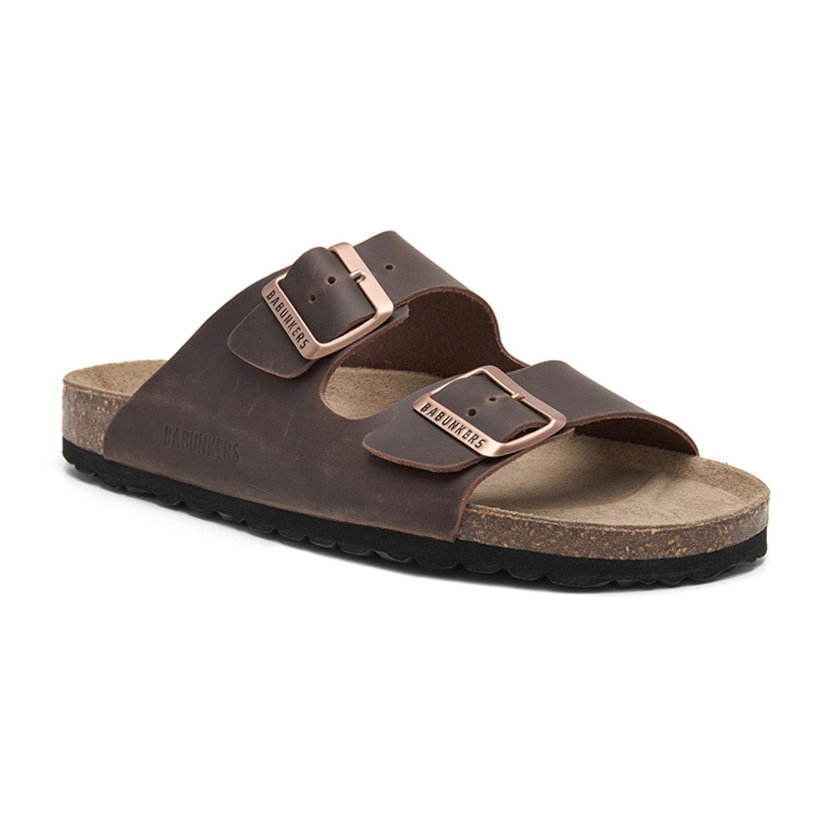 SANDALIA BABUNKERS MARRON
