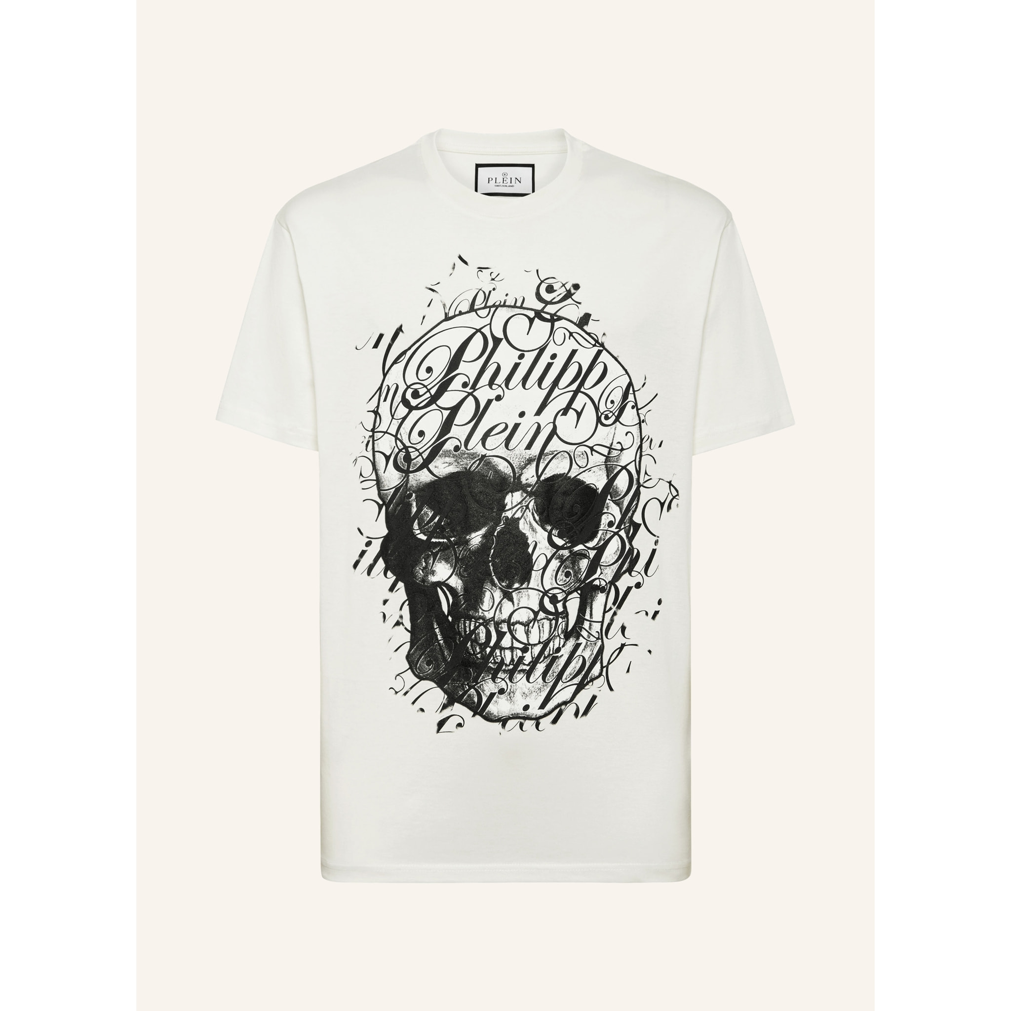 PHILIPP PLEIN Maglietta a girocollo COURSIVE