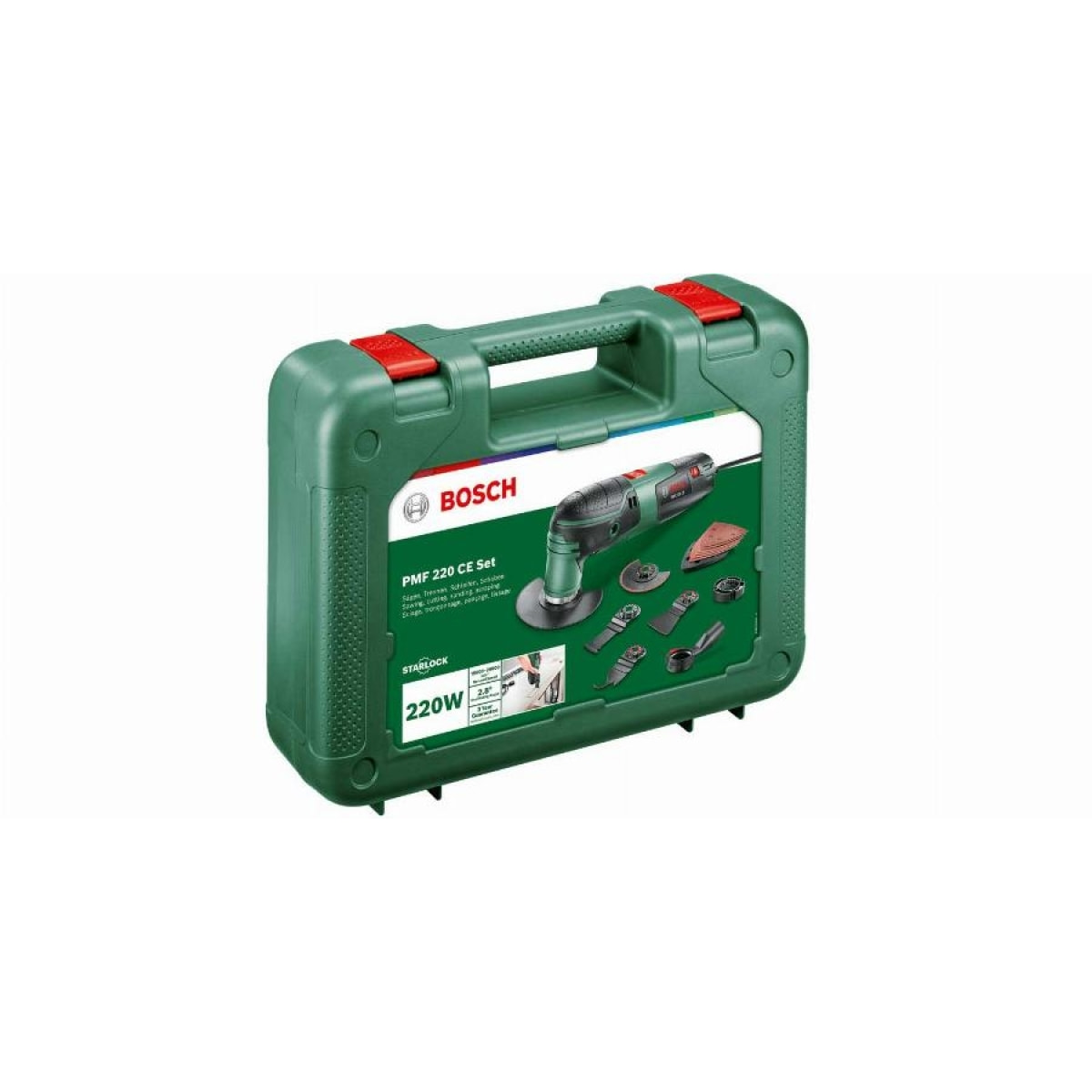 BOSCH PMF 220 CE Set herramienta multifunción - 220W - Con accesorios - 0603102001