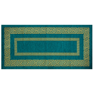 TAPPETO ARREDO ATENE PETROLIO 160x240 CM CON ANTISCIVOLO