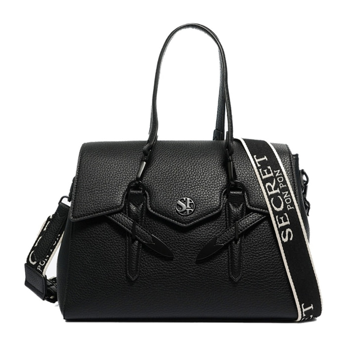 Borsa a mano da donna - Modello Elysia Pro - 100% poliuretano - 31.5 x 22.5 x 14.5 cm