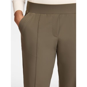 Elena Mirò - Pantaloni in jersey - Verde militare