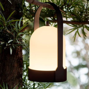 Well Home Lámpara mesa en polipropilenoH.21cm negra