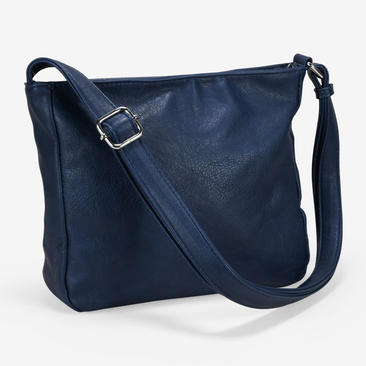 Bolso bandolera azul marino con detalles bordados