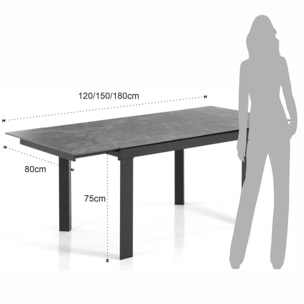 Tomasucci Table extensible MARK 2 Gris