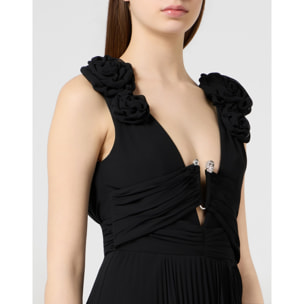 PHILIPP PLEIN Long Evening Dress Flowers