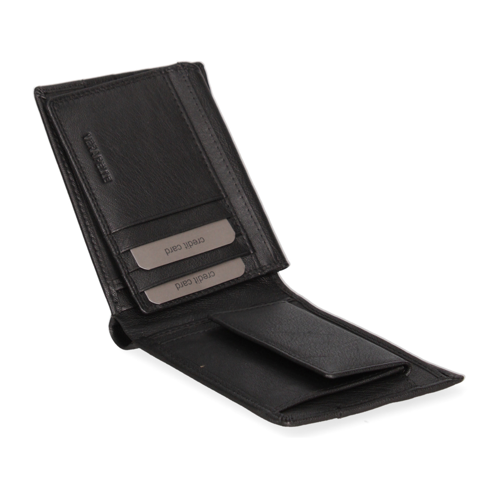 Portafoglio  da uomo In Vera pelle Made in Italy 12x10x3 cm