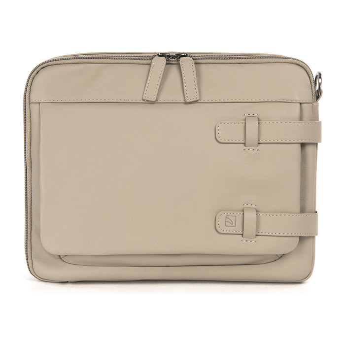 Borsa a tracolla  unisex In Vera pelle Made in Italy 27x22x5,5 cm