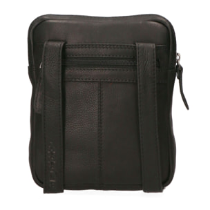 Borsa a tracolla  da uomo In Vera pelle Made in Italy 17x21x5 cm