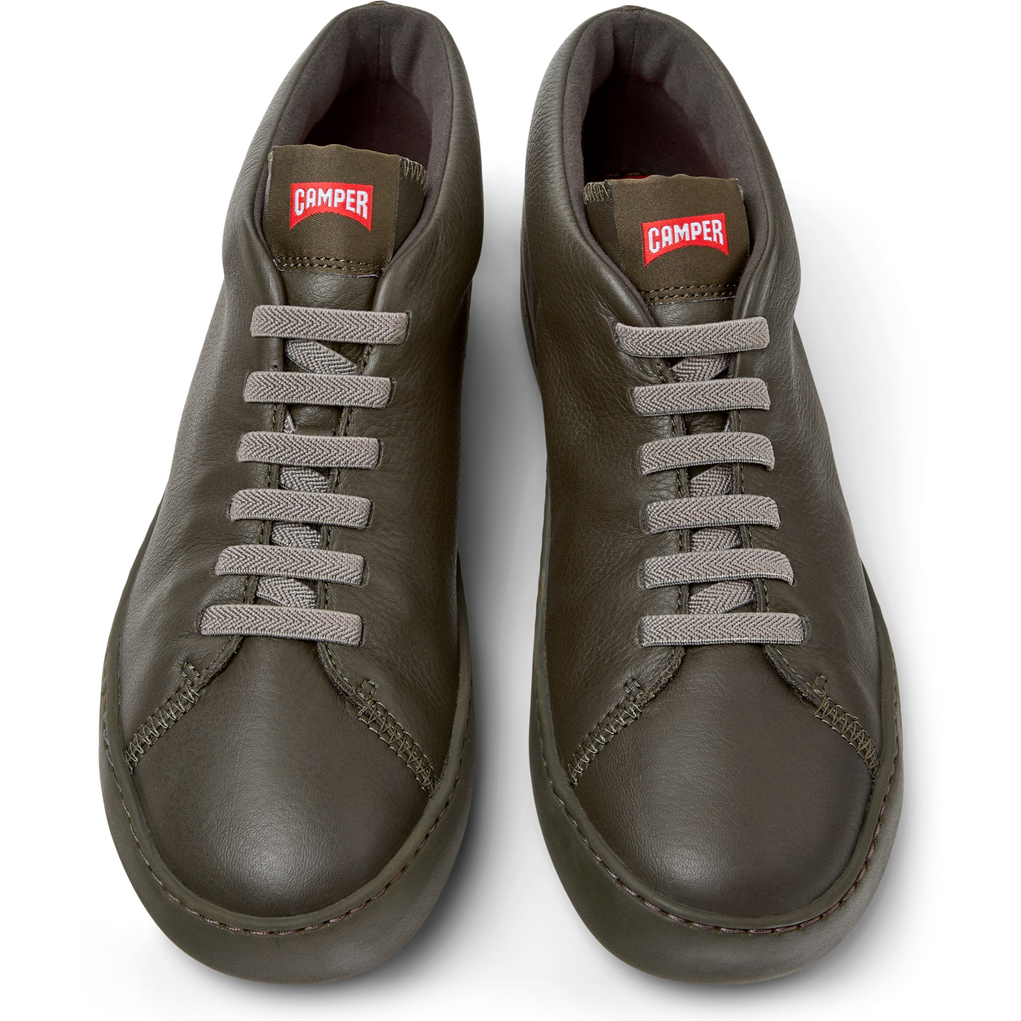 Sneakers - CAMPER Peu Touring - Verde - Pelle liscia