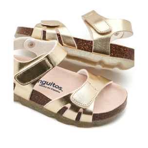 Sandalias BIO Tiras Oro