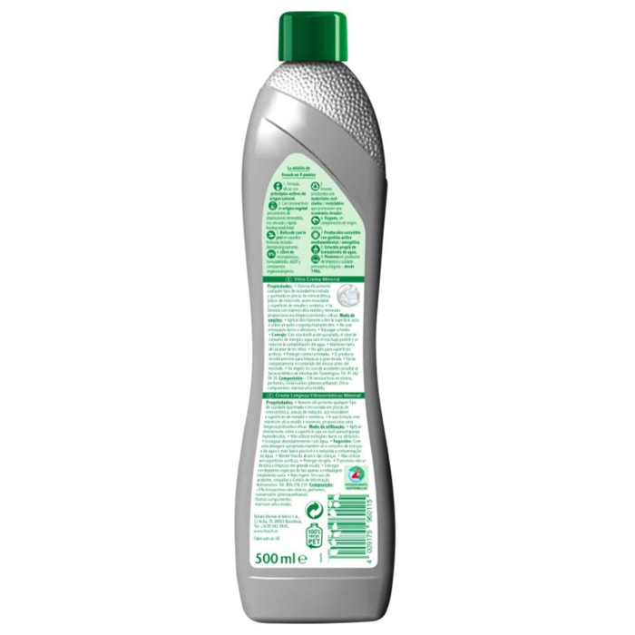 Crema limpiadora vitro con minerales Eco Frosch 500 ml