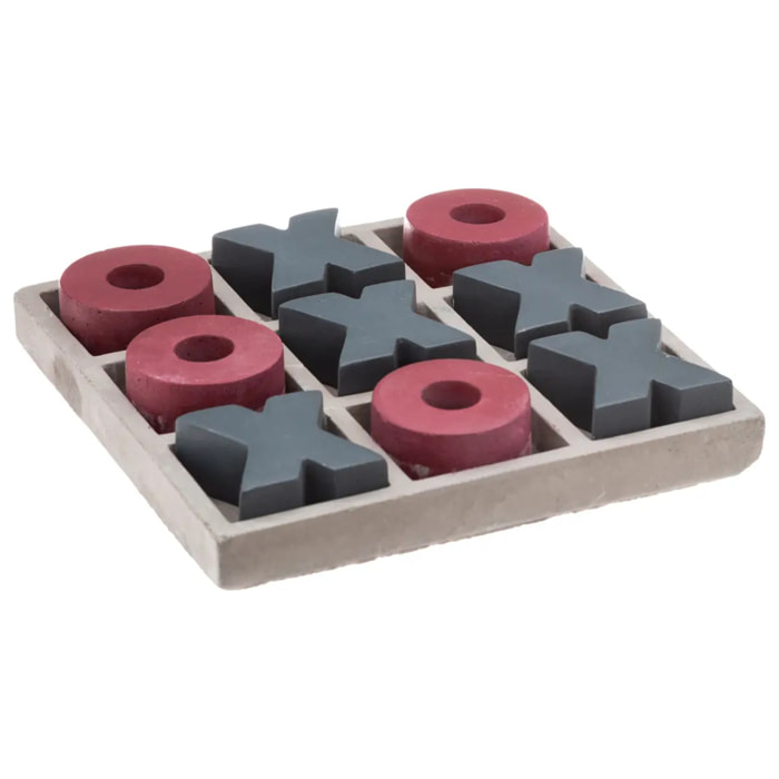 Jeu de morpion La french touch l.15cm ciment