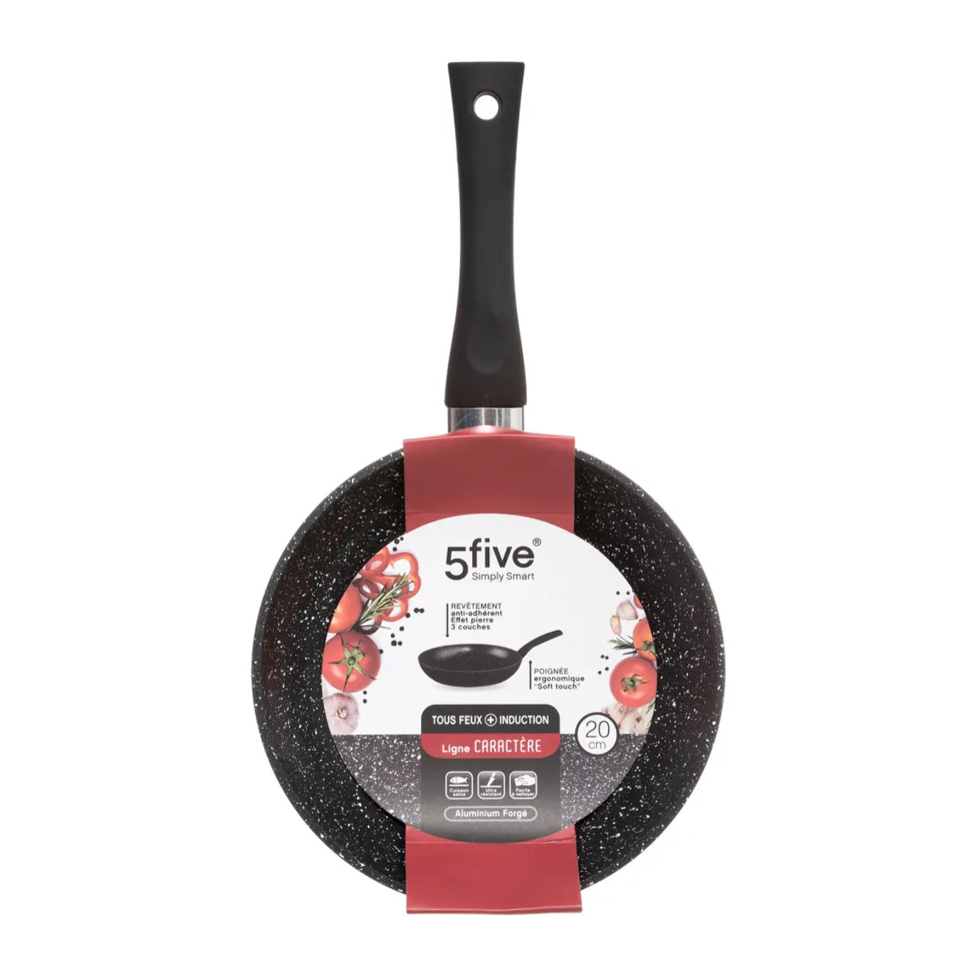 Poêle aluminium forgé "Caractère" 20cm