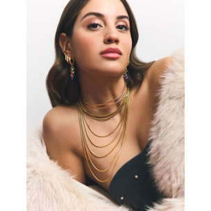 Collana Cleopatra in Acciaio Placcato Oro