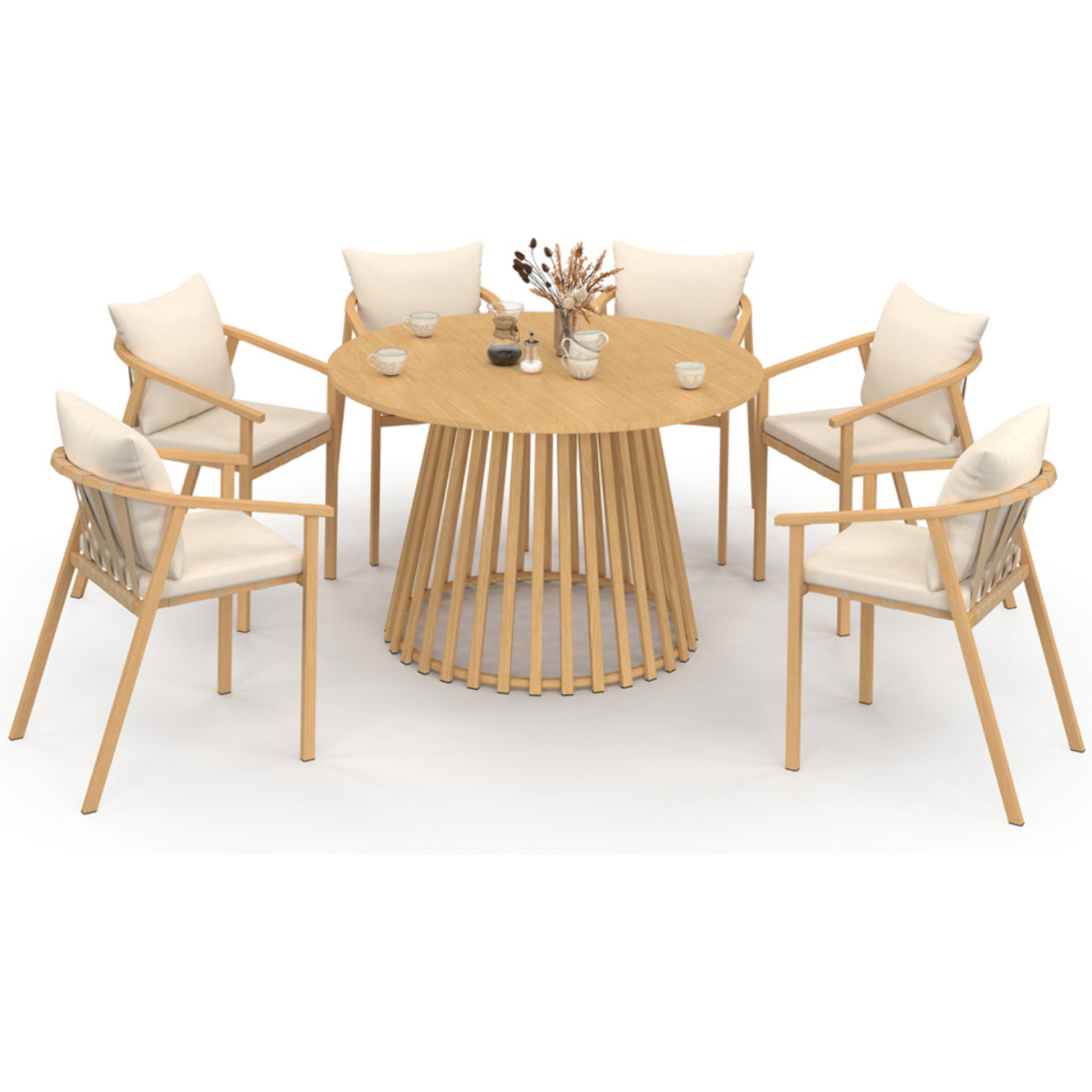 Table de jardin Hortensia ronde Ø120