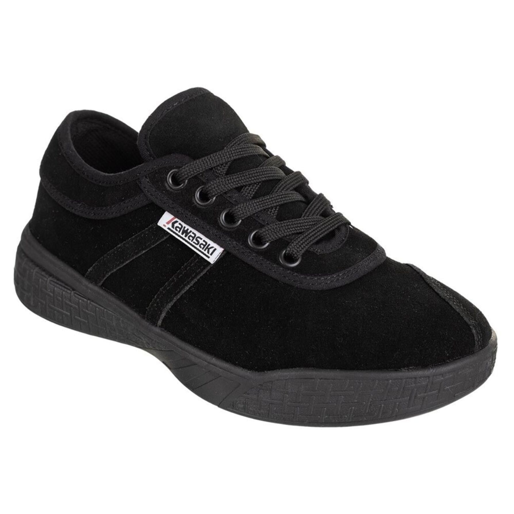 Zapatillas Sneaker para Hombre - KAWASAKI Leap Suede Shoe K204414 1001S Black Solid