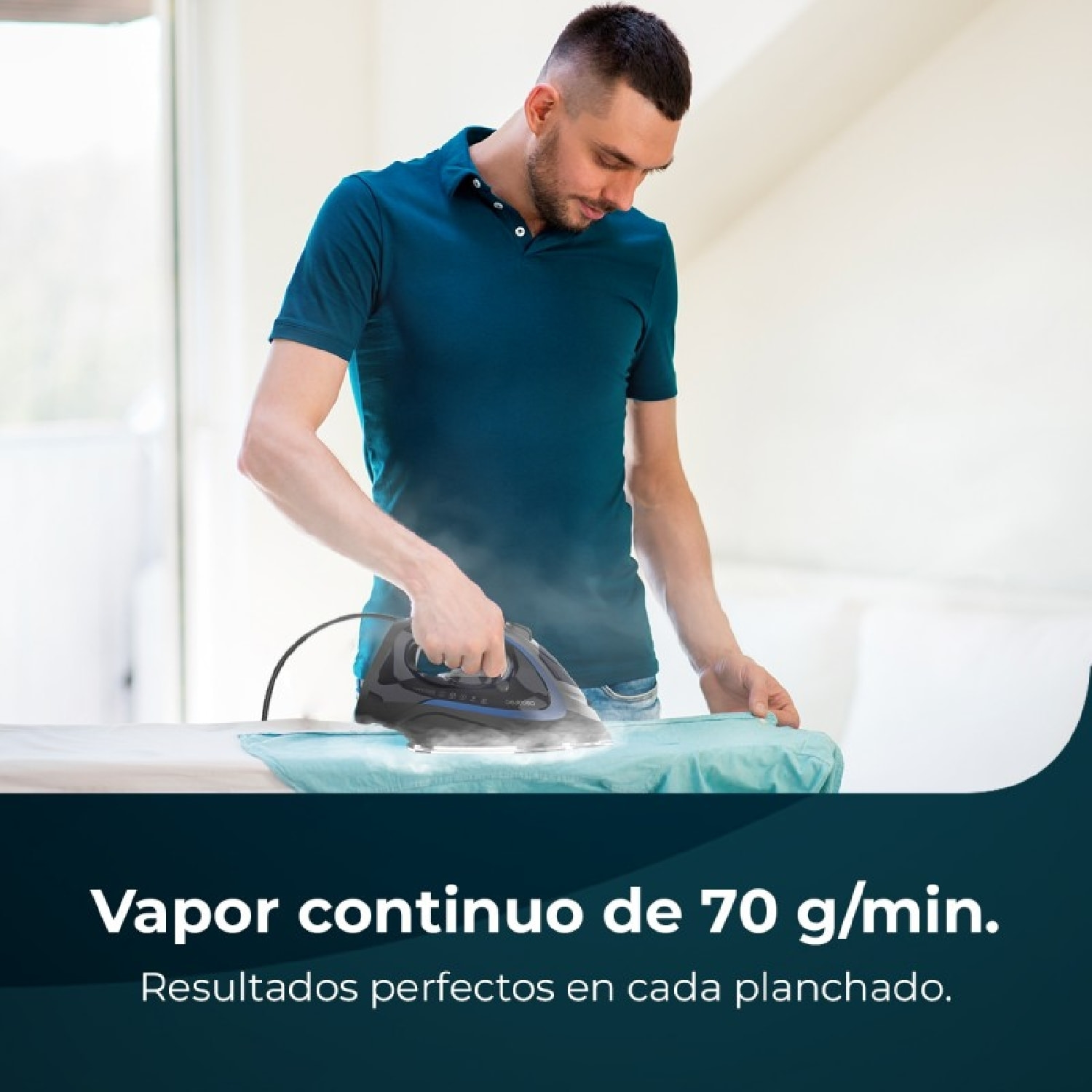 Plancha Horizontal IronHero 3200 Force Anodized. 3200 W, Tecnología Power Steam,