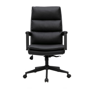 Fauteuil de bureau à roulettes noir SAEL