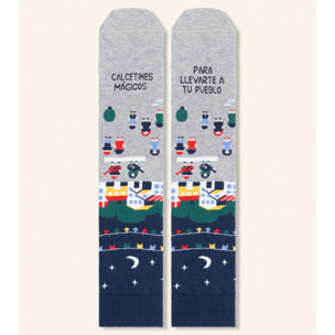 Calcetines "Mágicos para llevarte a tu pueblo"