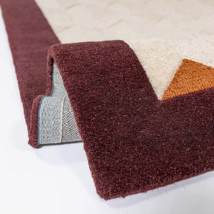 Tapis en laine à bordure APEX
