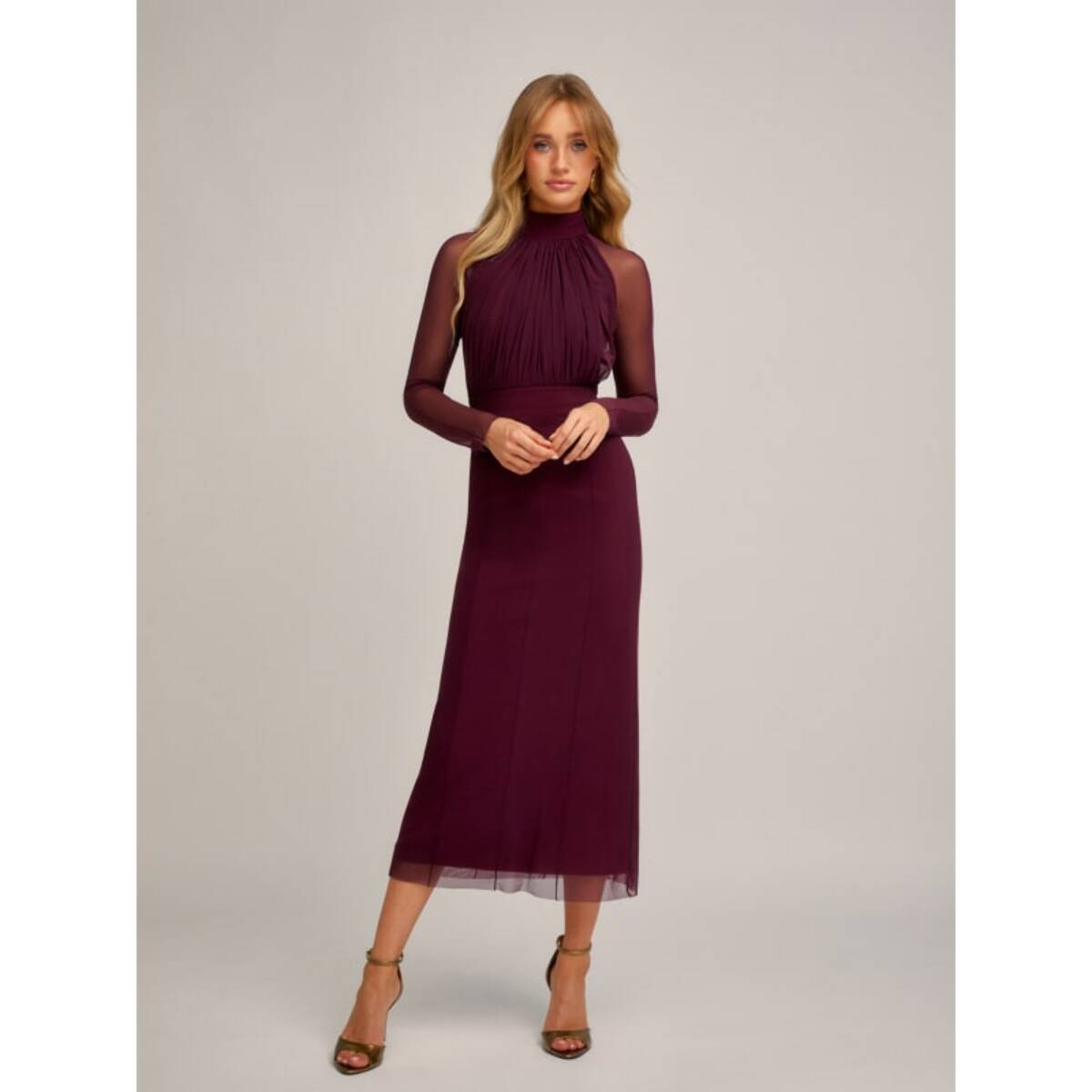 VESTIDO VICTORIA MAVI BERENJENA