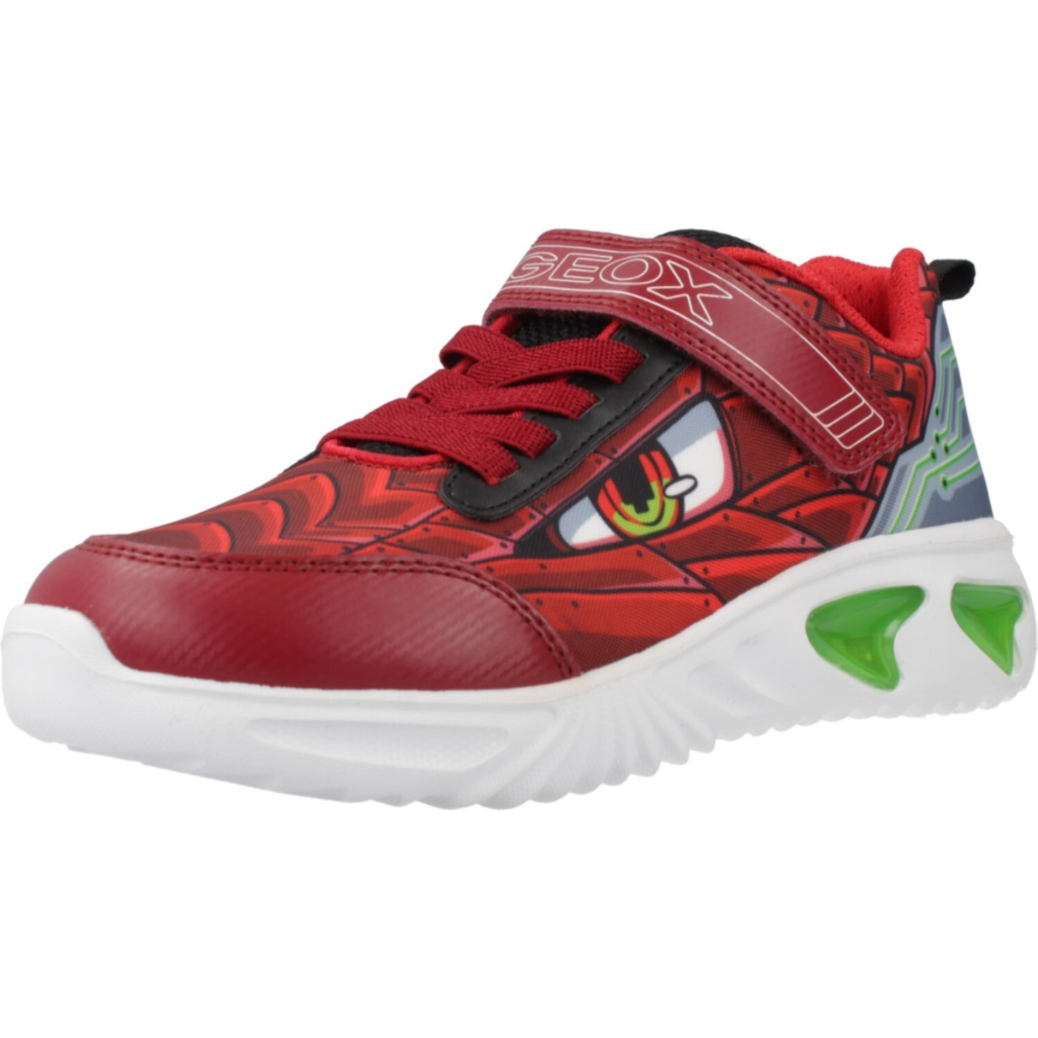 Zapatillas Niño de la marca GEOX  modelo J ASSISTER BOY ROJO