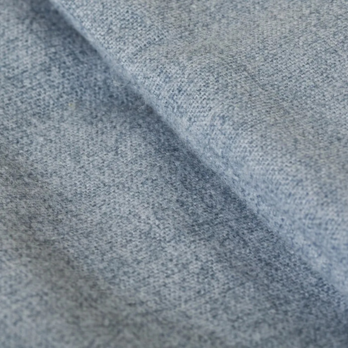 Copripiumino in flanella solid indigo