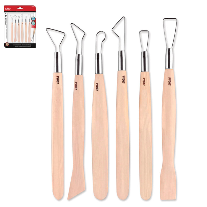 INSTRUMENTOS DE MODELAR 6 Uds.