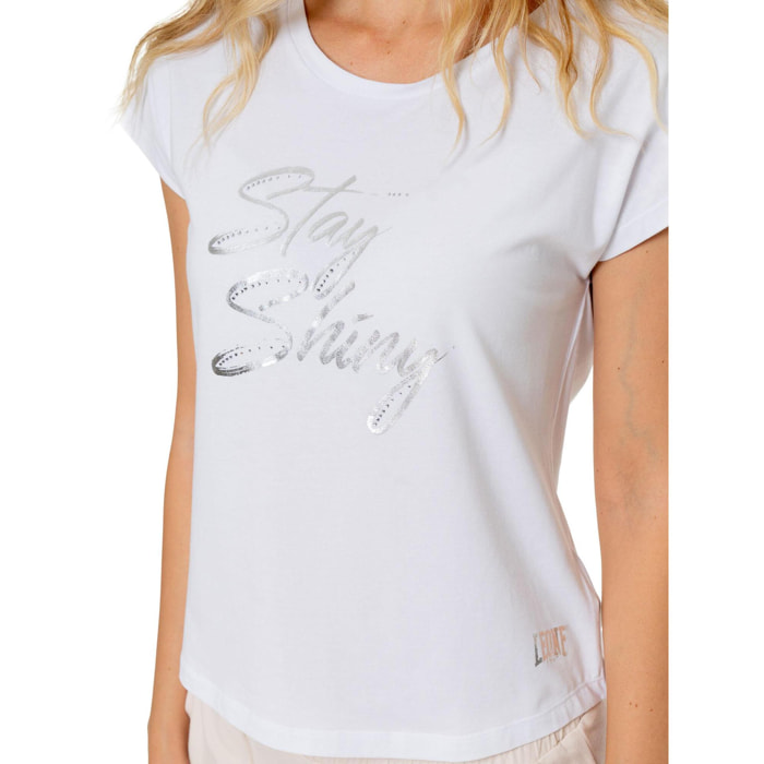 Camiseta elegante de manga corta para mujer