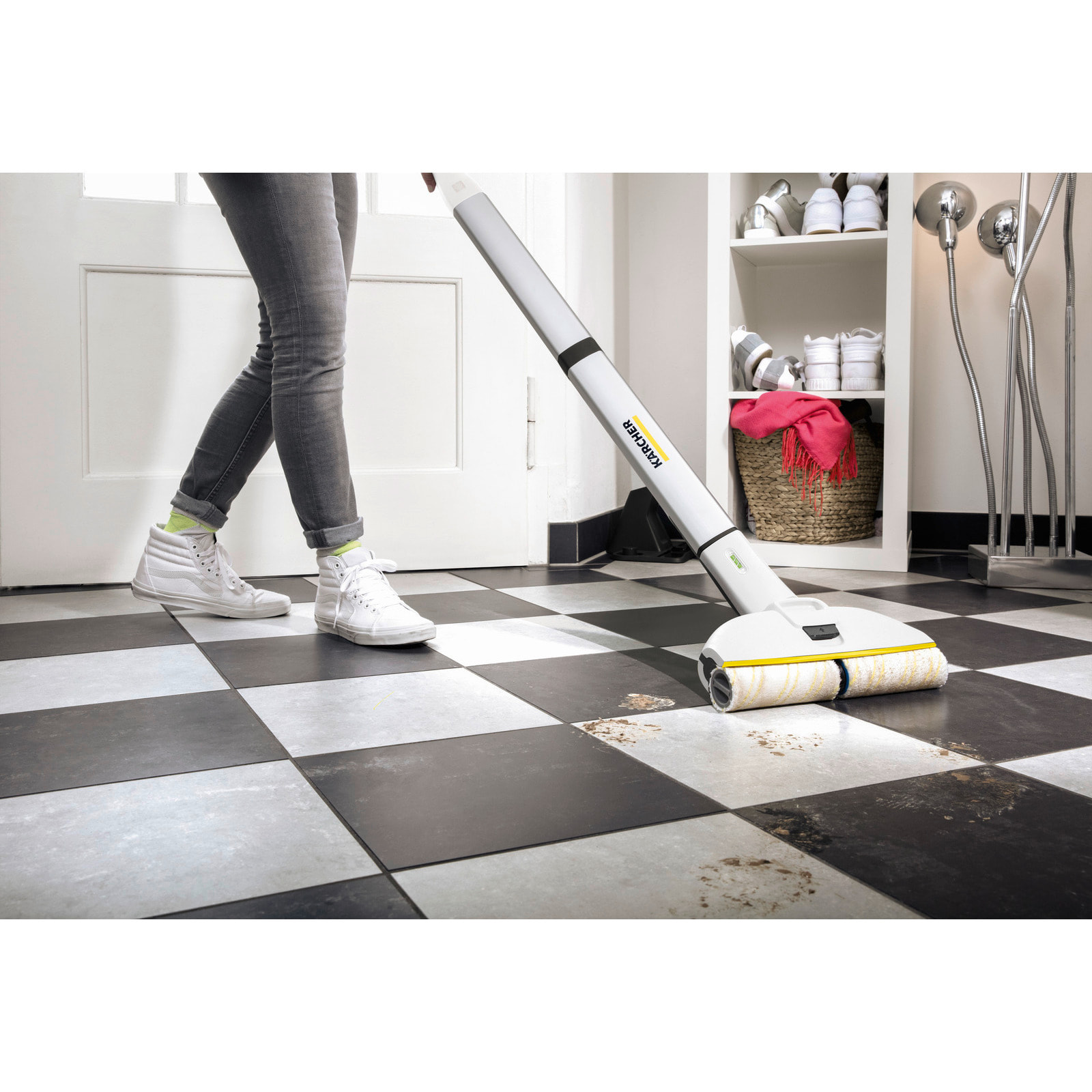 Serpillière électrique Karcher EWM 2 - Autonomie 20 min- Prêt en 30 sec