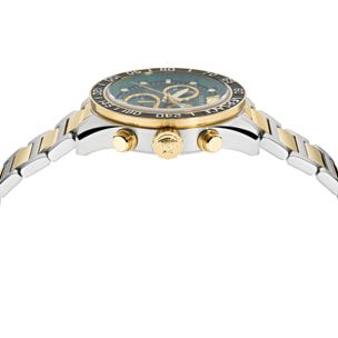 Versace Reloj Cronógrafo De Cuarzo Greca Dome Chr (Wc-6K)