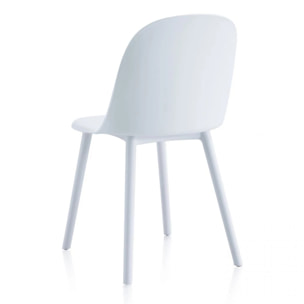 Pack 4 sillas de comedor Sabra Blanco