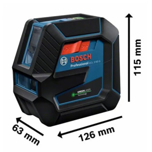 Laser lignes et points vert GCL 2-50 G + RM 10 + trépied BT 150 - BOSCH - 0601066M01