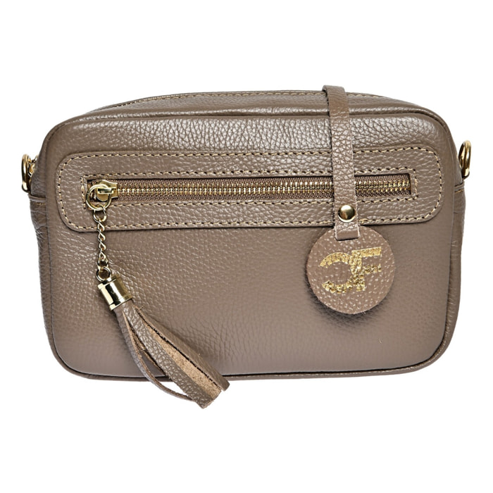 Borsa a spalla Carla Ferreri Beige