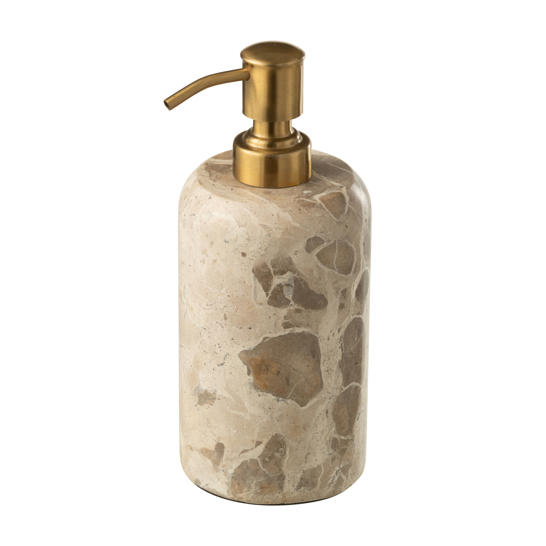 J-Line distributeur de savon Marbre - pierre - beige/or