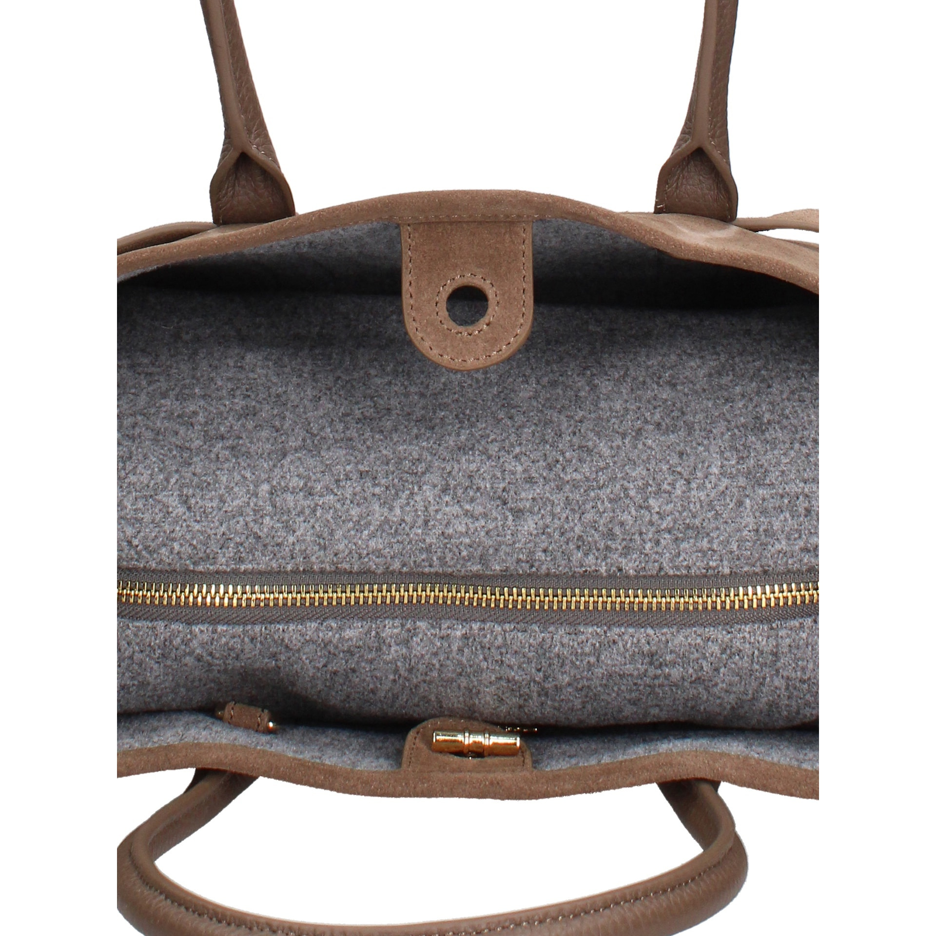 Borsa a mano da donna Made in Italy - Modello Lumina Lux - 100% pelle - 28.0 x 20.0 x 13.0 cm