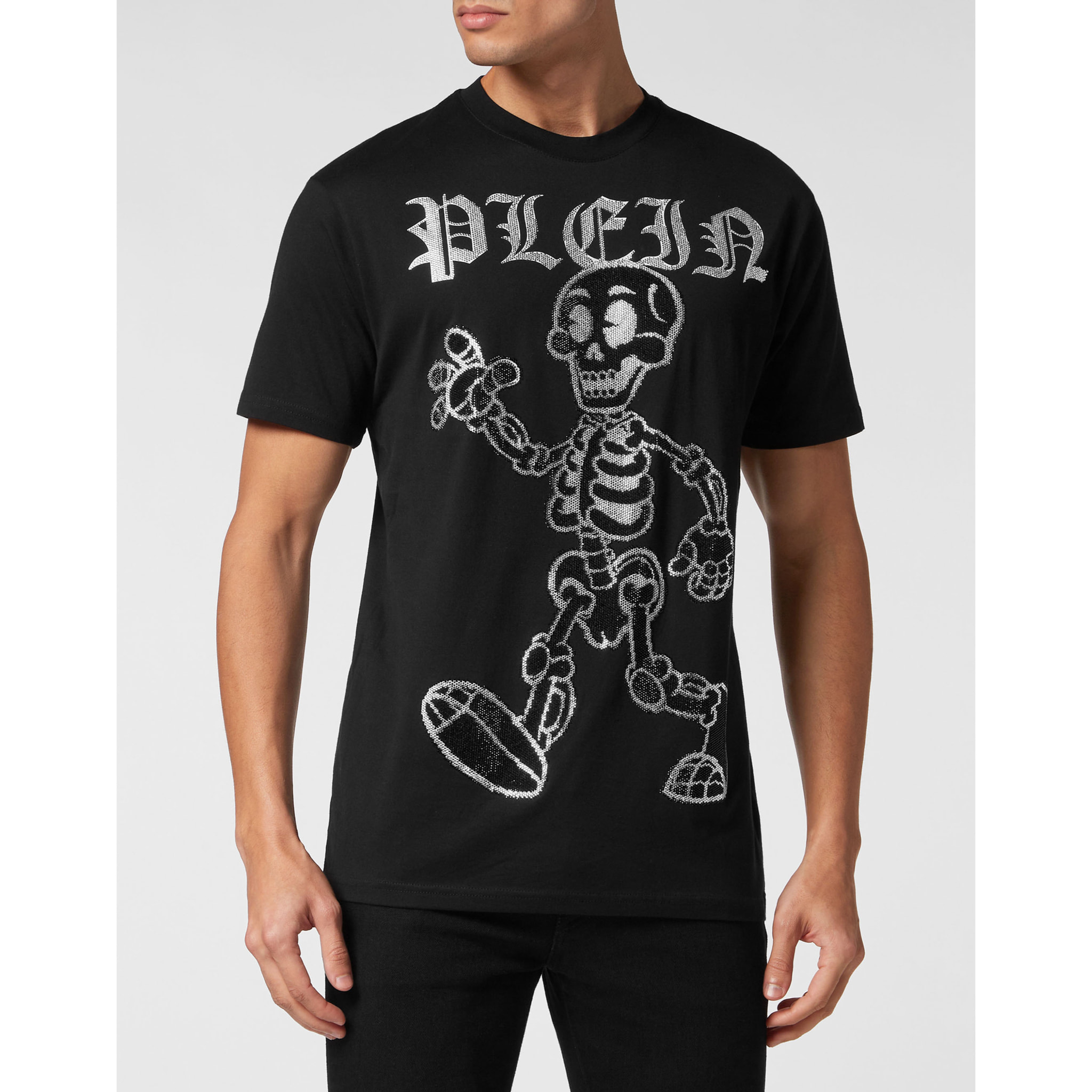 PHILIPP PLEIN Camiseta Cuello Redondo SKELETON