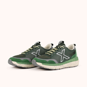 MUNICH KAVA 31 Zapatilla Deportiva de Estilo Urbano Verde Oscuro