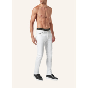 PHILIPP PLEIN Vaqueros de corte recto HEXAGON