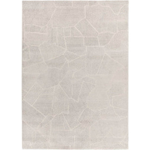PORTO Alfombra abstracta en color gris, varias medidas disponibles