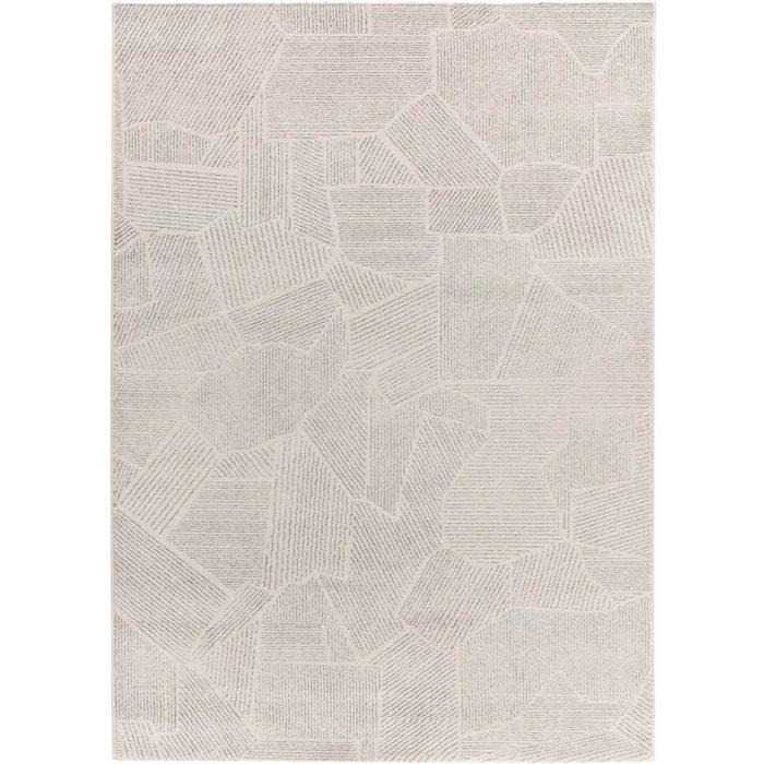 PORTO Alfombra abstracta en color gris, varias medidas disponibles