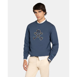 SUDADERA STITCHING LOGO