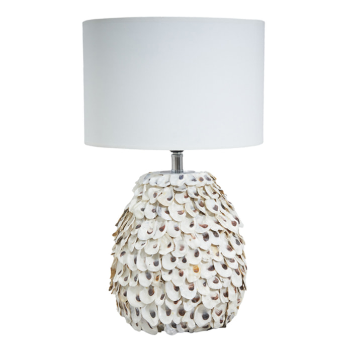 Lampada in bamboo e conchiglie Riviera