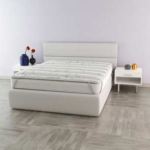 TOPPER TRAPUNTATO THERMOCONTROL CON ELASTICI - Made in Italy