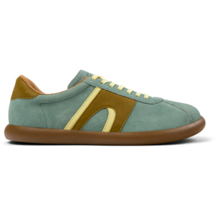 Zapatillas - CAMPER Pelotas Soller - Verde - Cuero Nubuck