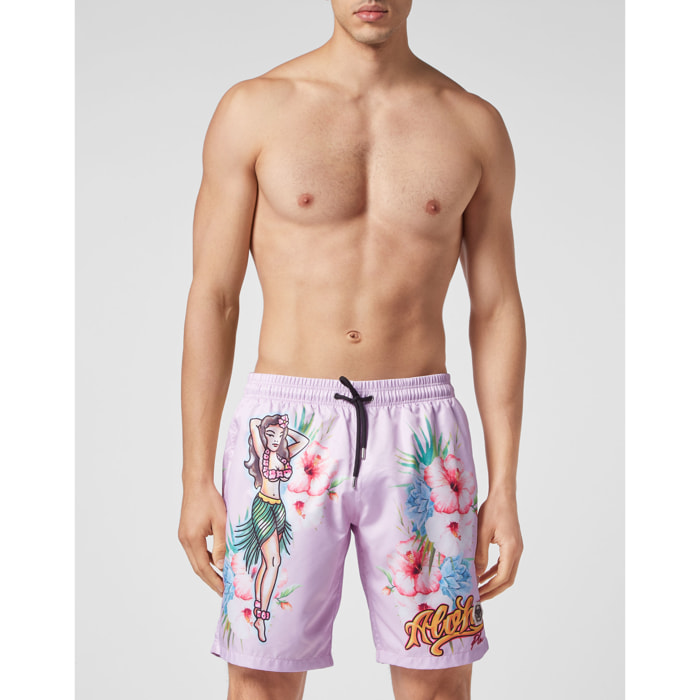 PHILIPP PLEIN Swim Trunks HAWAII