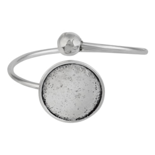 Pulsera plata ajustable chapa Moon ajustable