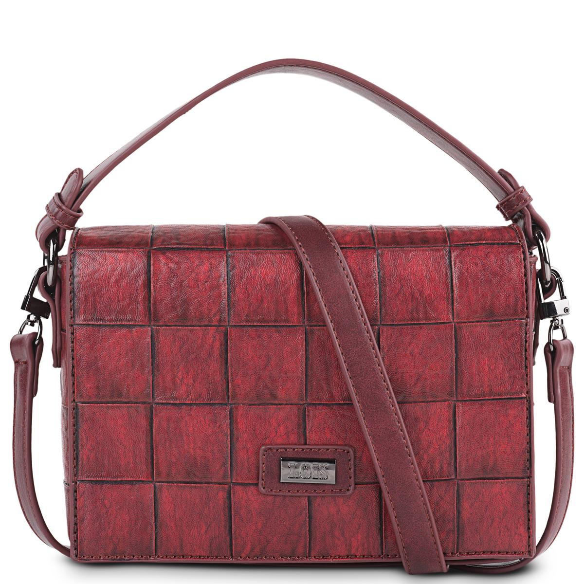 Bolso Bandolera Mujer Sint/Pu Lois Crossover Rojo