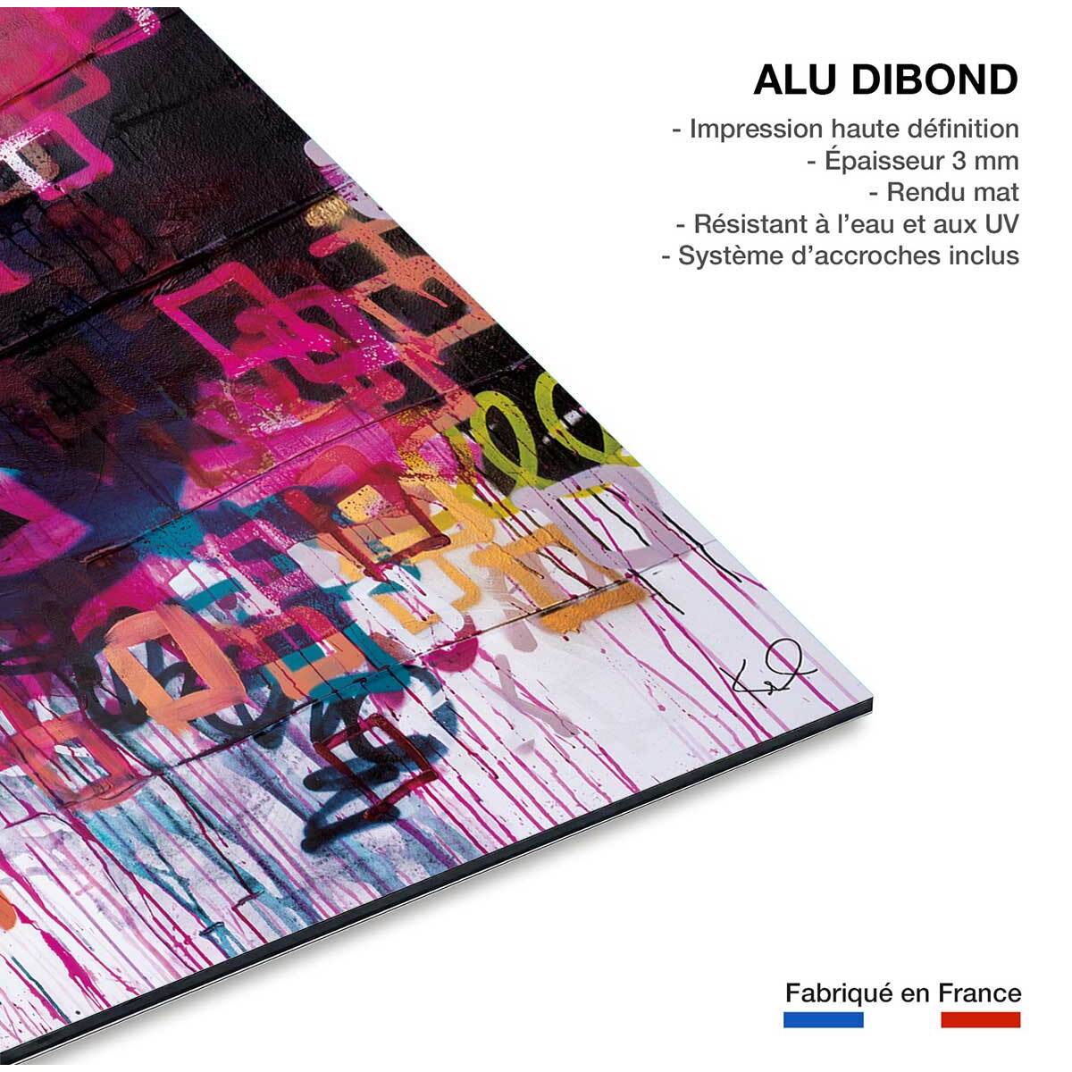 Tableau art cocher toutes les cases  Tableau alu Dibond